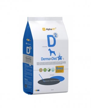 알파벳 D2(Derma&Diet) 눈물, 피부,다이어트 기능성사료 2kg